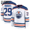 Maillot de Hockey Edmonton Oilers Fanatics Premium Leon Draisaitl 2024-25 Blanc Extérieur - Enfant